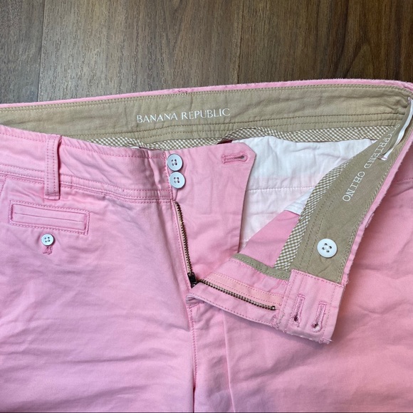 🔥🔥CLEARANCE🔥🔥Banana Republic Pink cropped Sz 6 - Picture 4 of 7